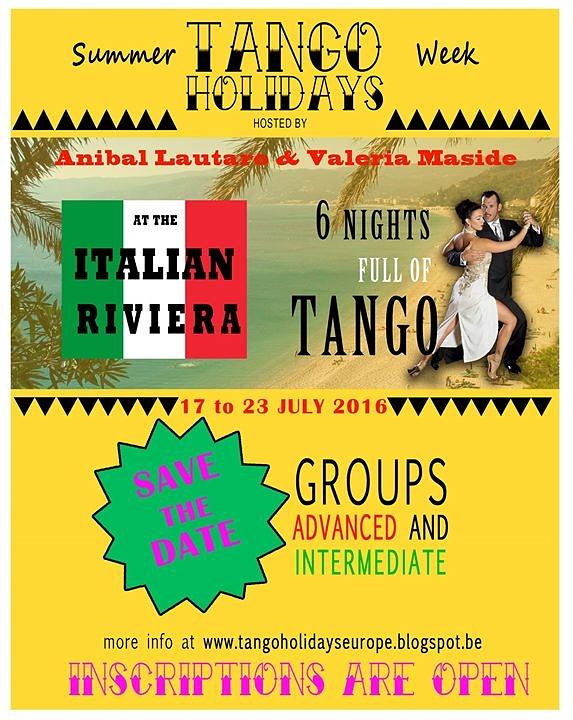 flyer image for Summer TangoHolidays