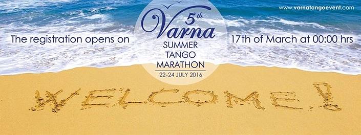 flyer image for 5th VARNA SUMMER TANGO MARATHON