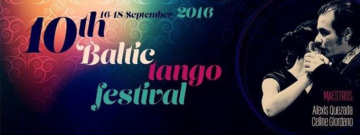 flyer image for X Baltic Tango Festival