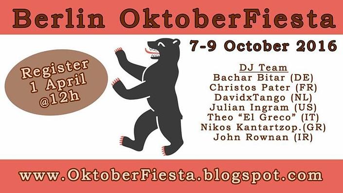 flyer image for Berlin Oktoberfiesta Tango Marathon