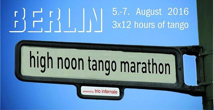 flyer image for High Noon Tangomarathon